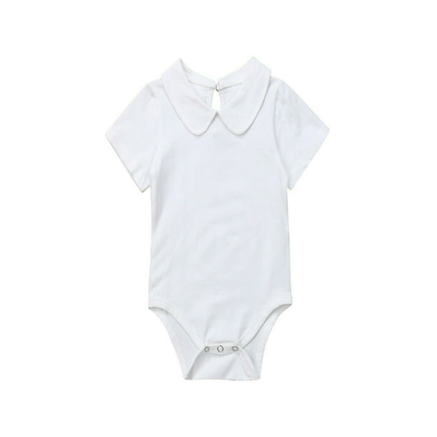 Infant Baby Boy Girl Kids Cotton Romper Jumpsuit Bodysuit Clothes Outfits 0-24M
